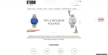 eShop s hodinkami a šperky STORM na Publis